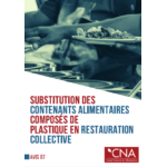 Avis n°87 - 03/2021 - Substitution des contenants composés de plastique en restauration collective