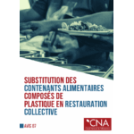 Avis n°87 - 03/2021 - Substitution des contenants composés de plastique en restauration collective